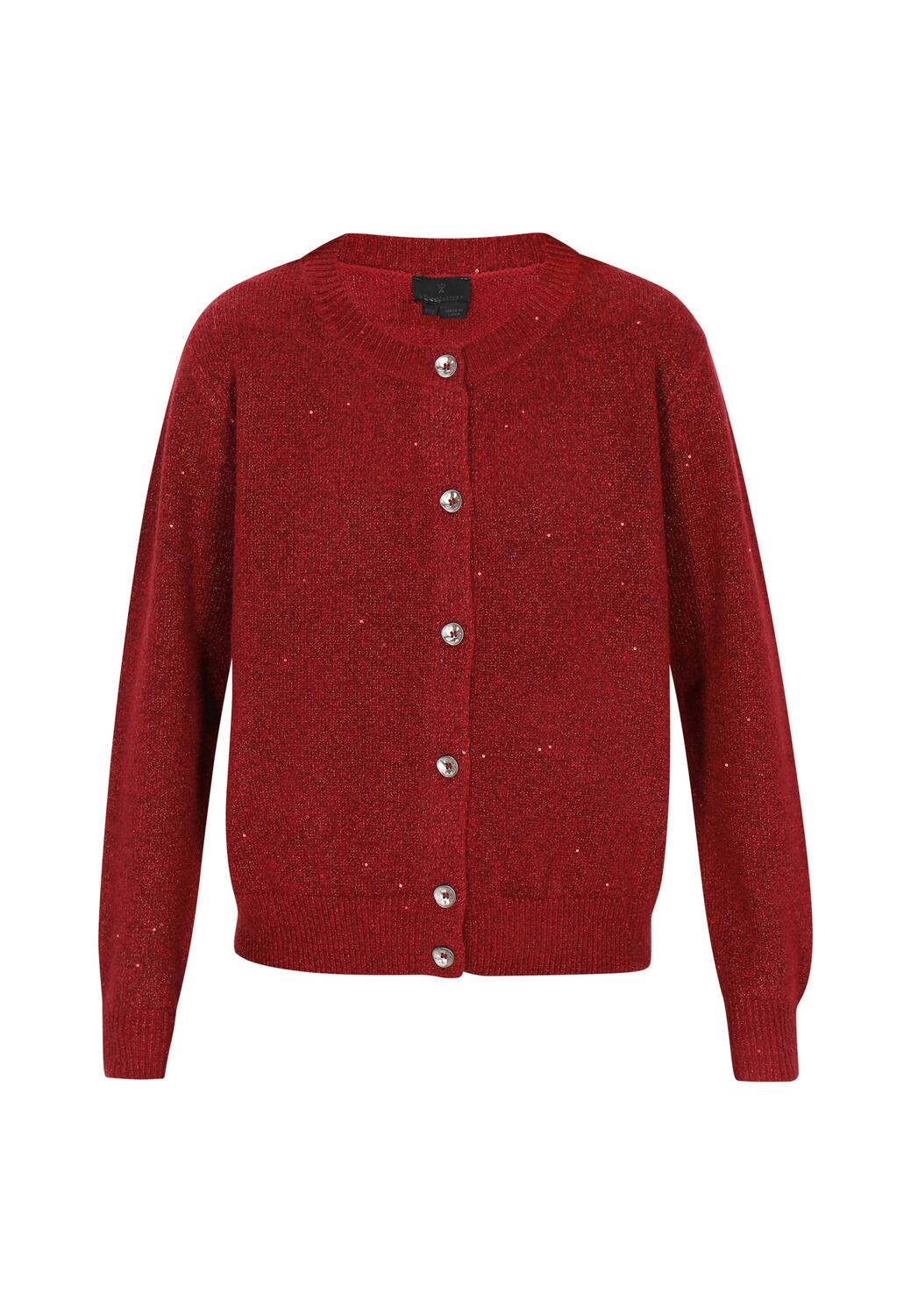 

DreiMaster Klassik Кардиган из трикотажа в темно-красном цвете