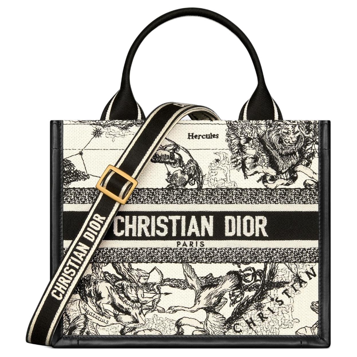 

DIOR Сумка BookTote из телячьей кожи малая женская black