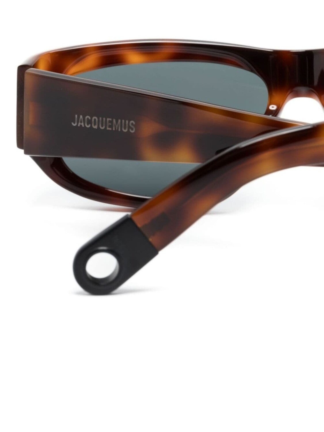 Jacquemus солнцезащитные очки Les Lunettes Pilota в прямоугольной оправе, коричневый — фото 3