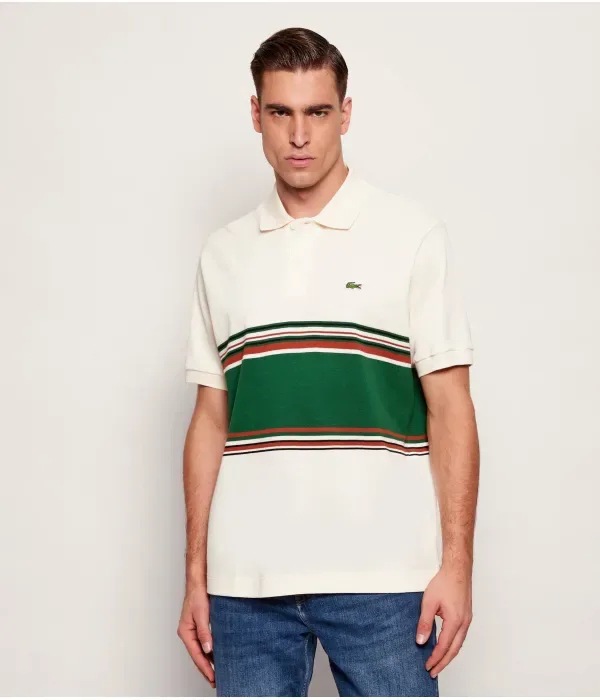 Футболка Lacoste Полюс classic fit, кремовый