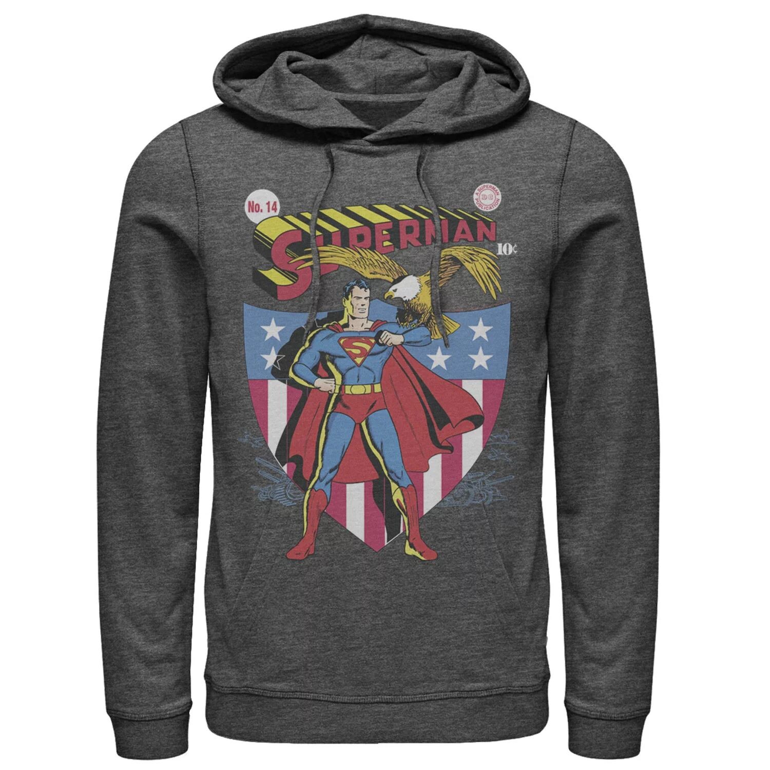 

Мужская толстовка со звездами и полосками Супермена DC Comics