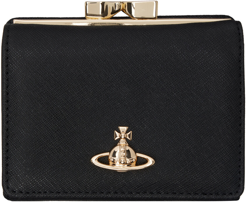 

Маленький кошелек-рамка Vivienne Westwood, черный
