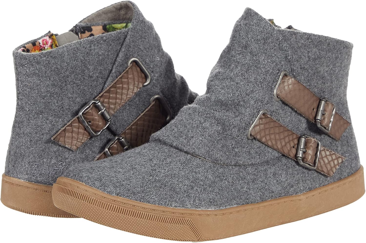 

Blowfish Malibu Girl's Posies-K (Little Kid/Big Kid), Grey Flannel/Steel Grey Venom Die Cut