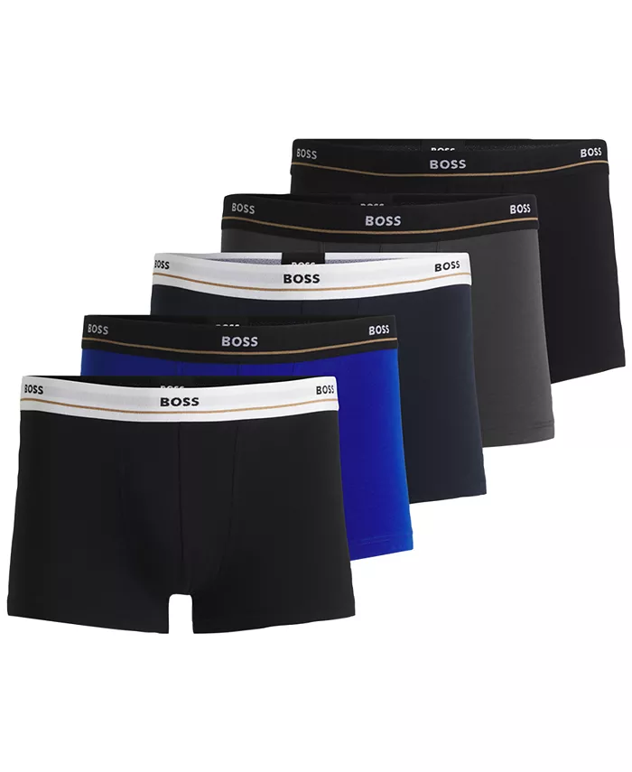

Мужские трусы Essential Trunks, 5 штук Hugo Boss, мультиколор