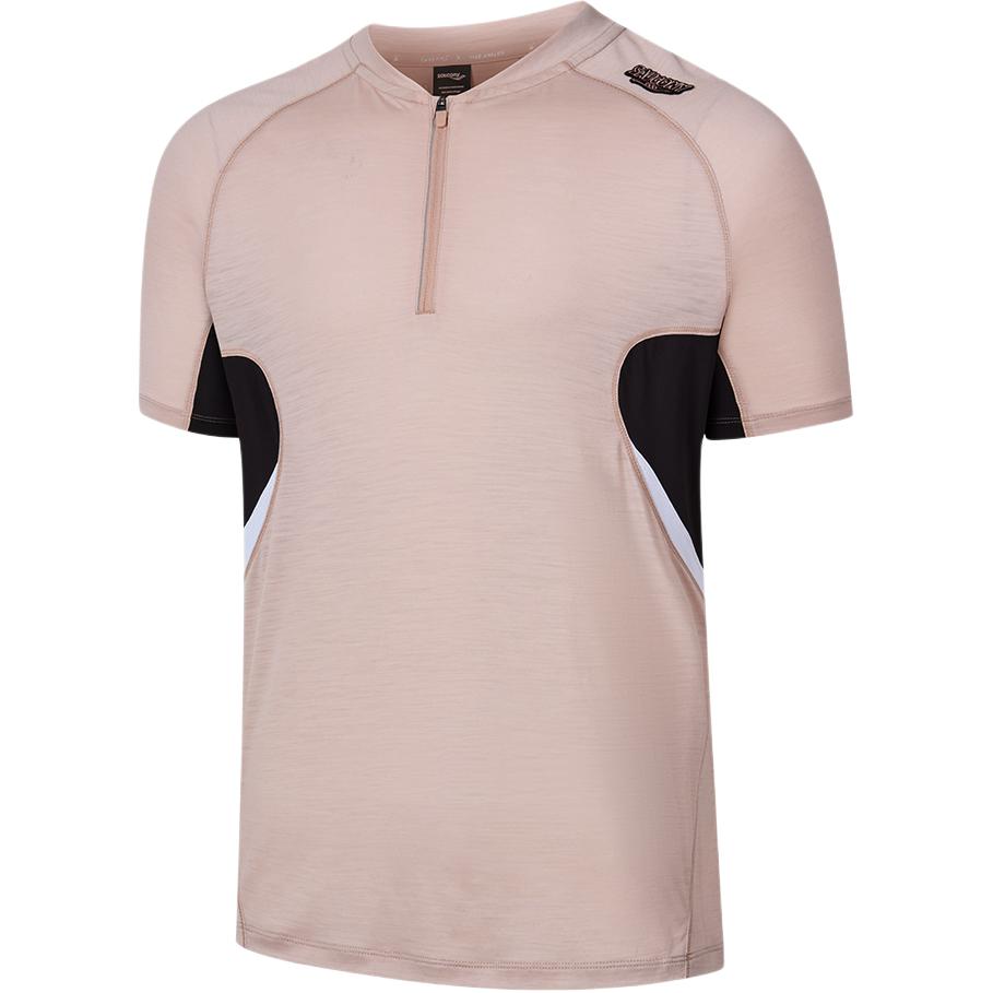 

Saucony Футболка унисекс розовая, Розовый, Saucony Футболка унисекс розовая