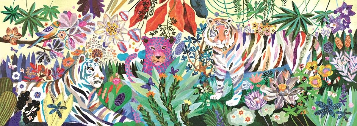

Пазл Djeco Rainbow Tigers - Art Puzzle, 1000 шт.