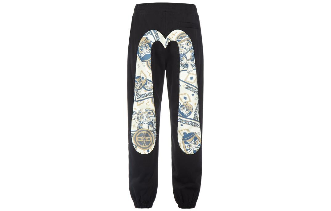 

Повседневные брюки мужские черные Evisu, черный
