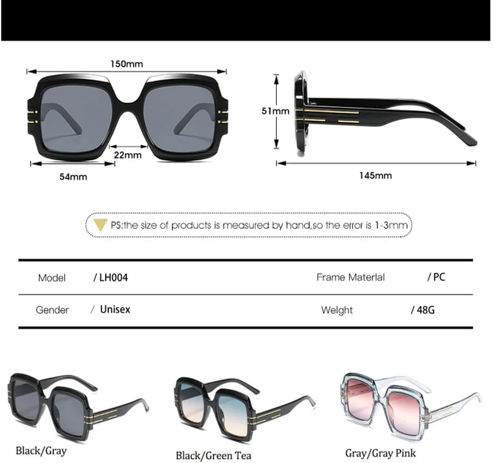 

Модные солнцезащитные очки для женщин, классические винтажные, большие солнцезащитные очки для женщин, модные, роскошные, в стиле ретро LVTFCO, Gray Pink