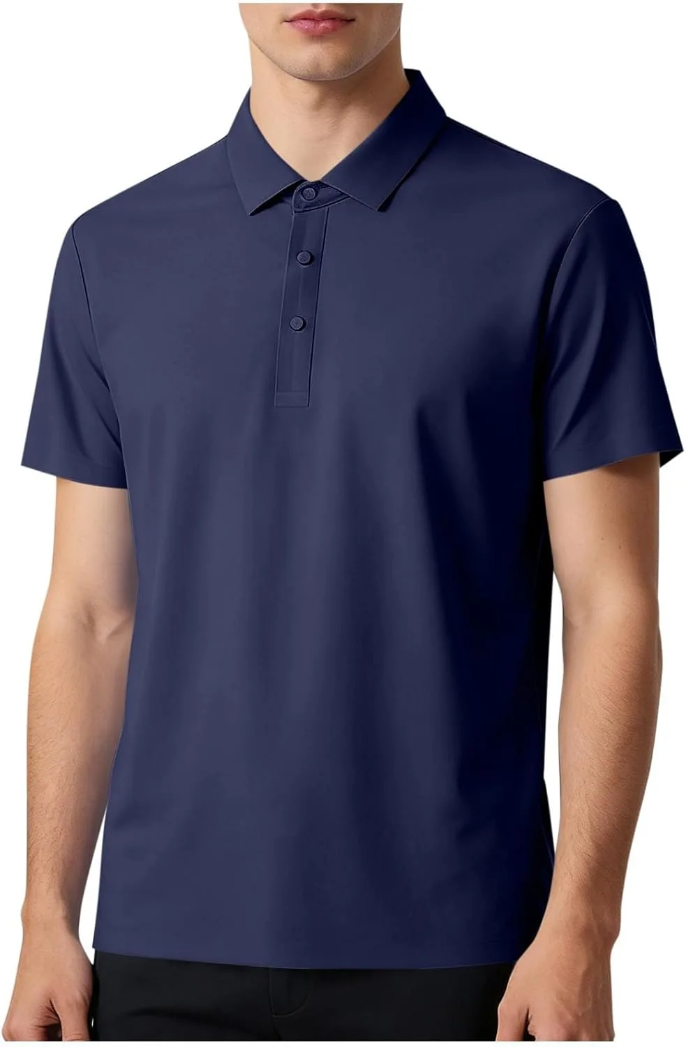 

Мужская поло для гольфа с коротким рукавом, влагоотводящая, хлопковая