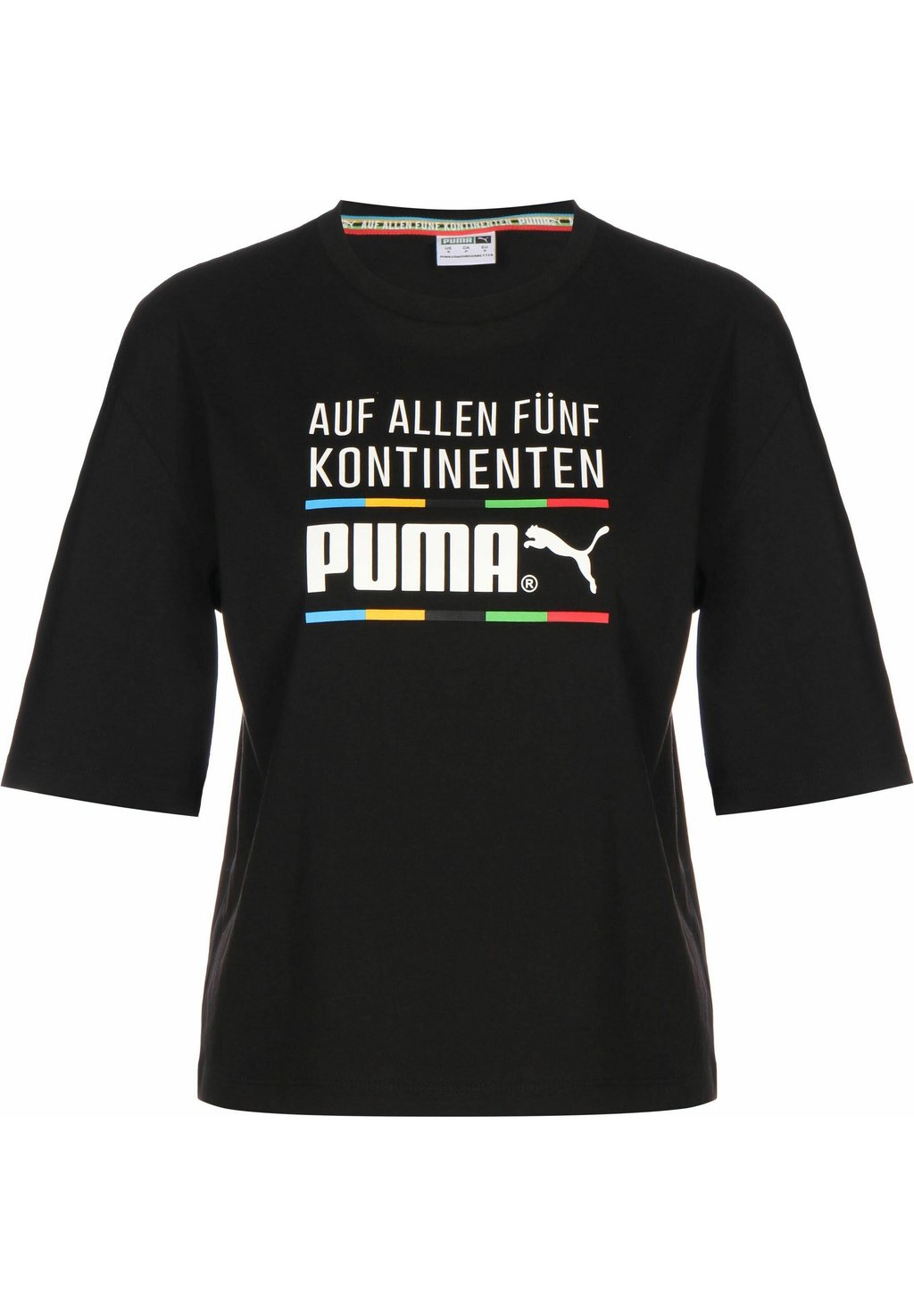

Рубашка с принтом Puma, черный