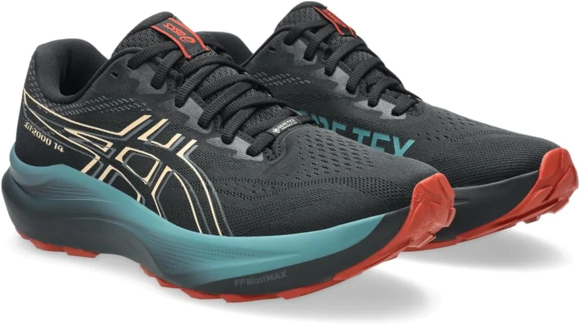 Женские кроссовки ASICS GT-2000 14 GTX, 2-Black Apricot Crush — фото 2
