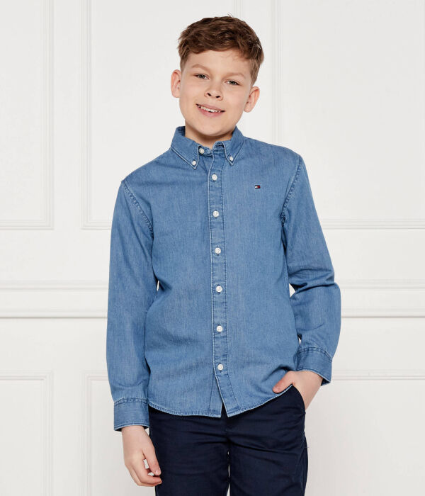 

Рубашка джинсовая Regular fit Tommy Hilfiger, синий