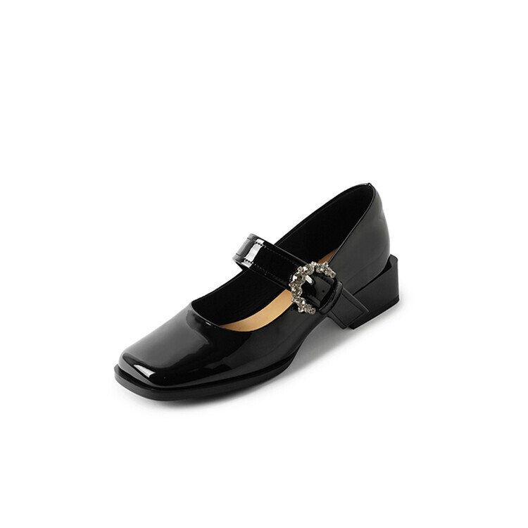 

Туфли Мэри Джейн женские Quicheshoes, цвет Black leather