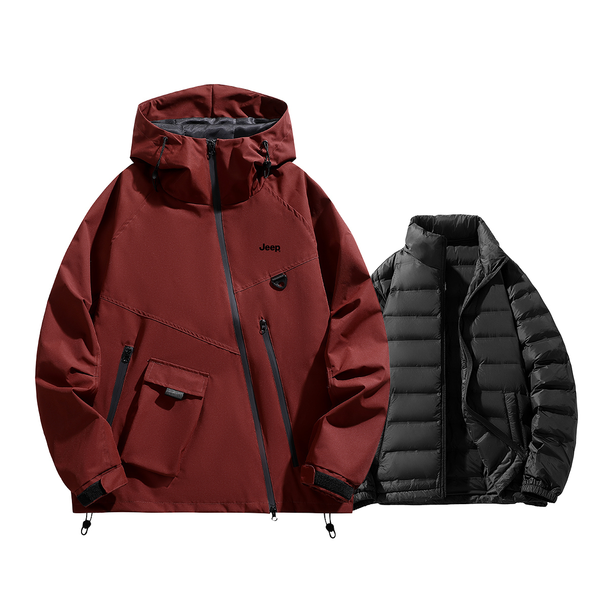 

Jeep Куртка Unisex, Burgundy Down Liner