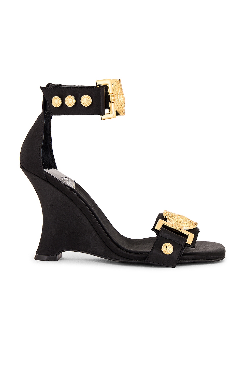 Сандалии Leonite Jeffrey Campbell, black satin gold