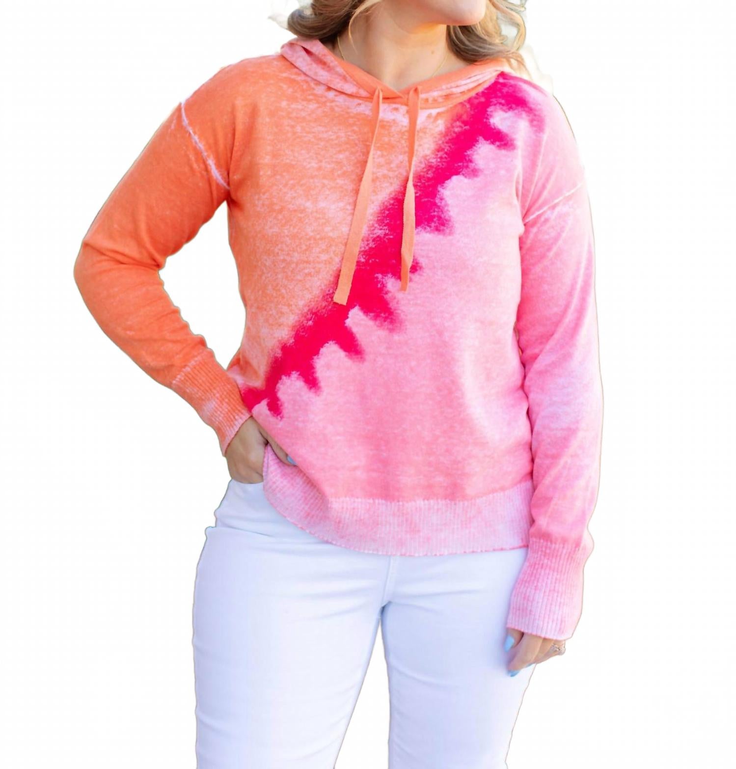 

Женская хлопковая толстовка с обратным принтом в мультицвете CHARLIE B