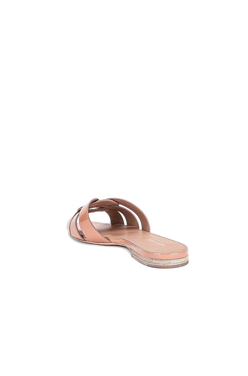 Сандалии Tribute на плоской подошве Saint Laurent, цвет Beige Rose — фото 3
