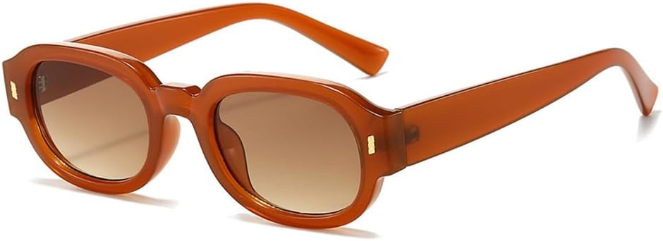 

Женские овальные солнцезащитные очки с градиентным цветовым оформлением, козырьком в стиле ретро, ​​заклепками, для активного отдыха, защита от ультрафиолета UV400 KTUCN, Tea