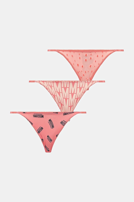 

Трусы 3 шт Moschino Underwear, розовый