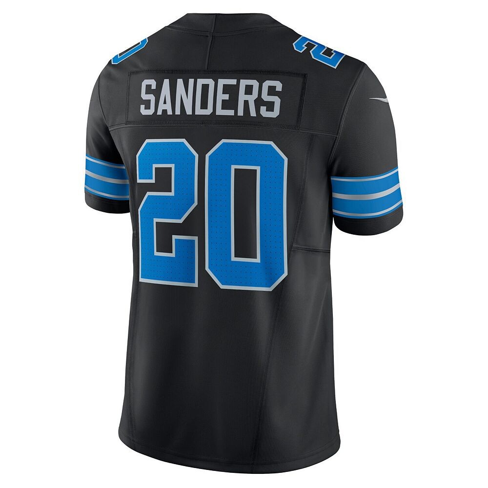Мужские кроссовки Nike Barry Sanders Black Detroit Lions 2nd Alternate Vapor F. Ограниченный Джерси, цвет Lns Black — фото 4