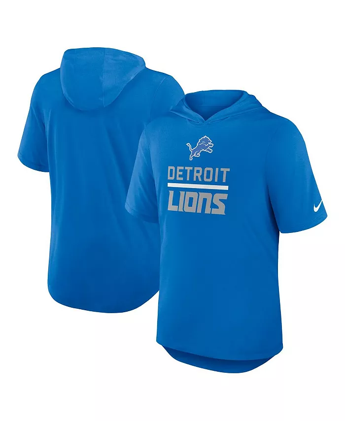 

Мужская синяя толстовка-футболка Detroit Lions Lockup Tri-Blend Nike