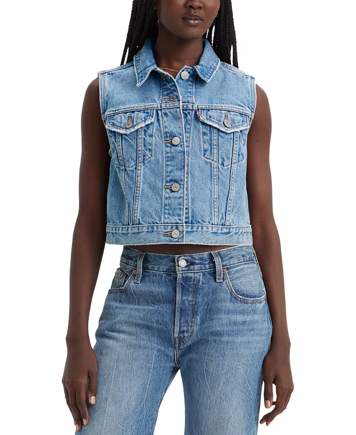 

Женский джинсовый жилет Trucker Levi's, синий
