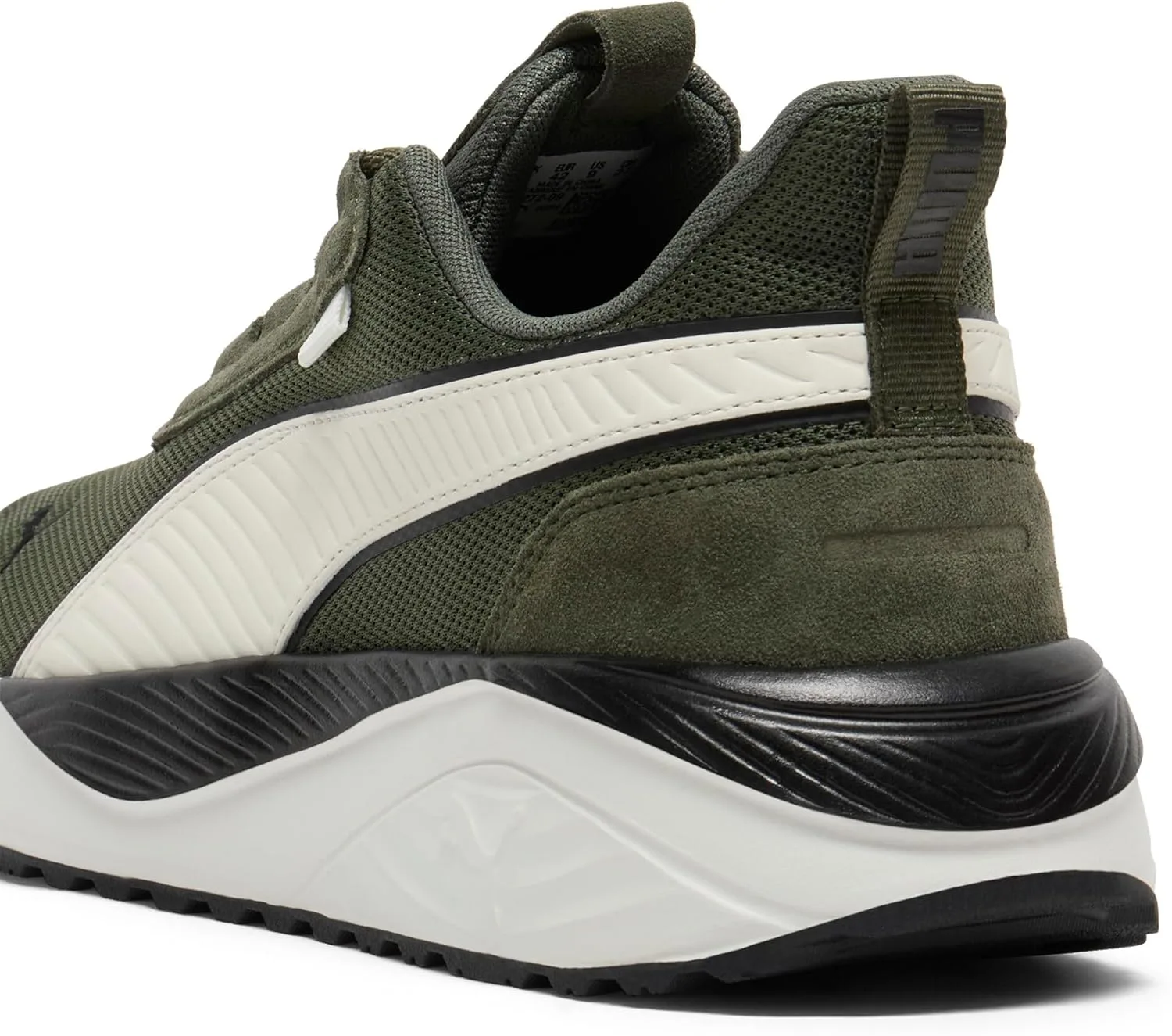 Мужские кроссовки PUMA Pacer 23 Street Trainers, белый/черный/зеленый — фото 3