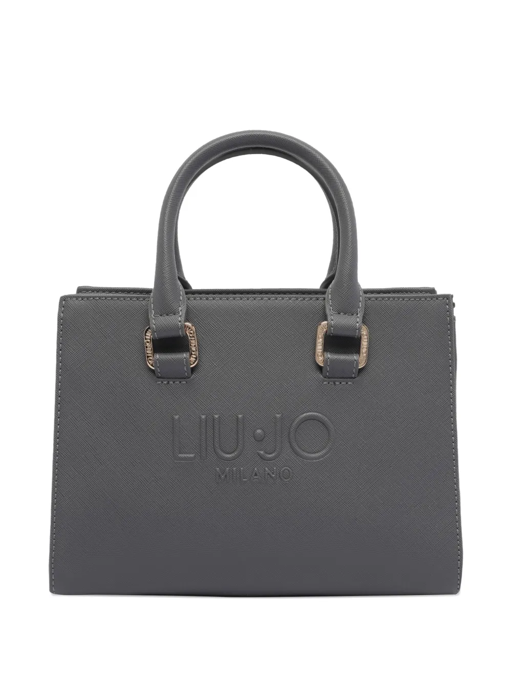 

Сумка-тоут с тиснением логотипа LIU JO, серый