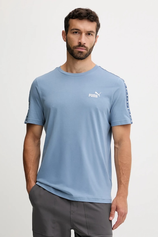 

Хлопковая футболка Puma, синий