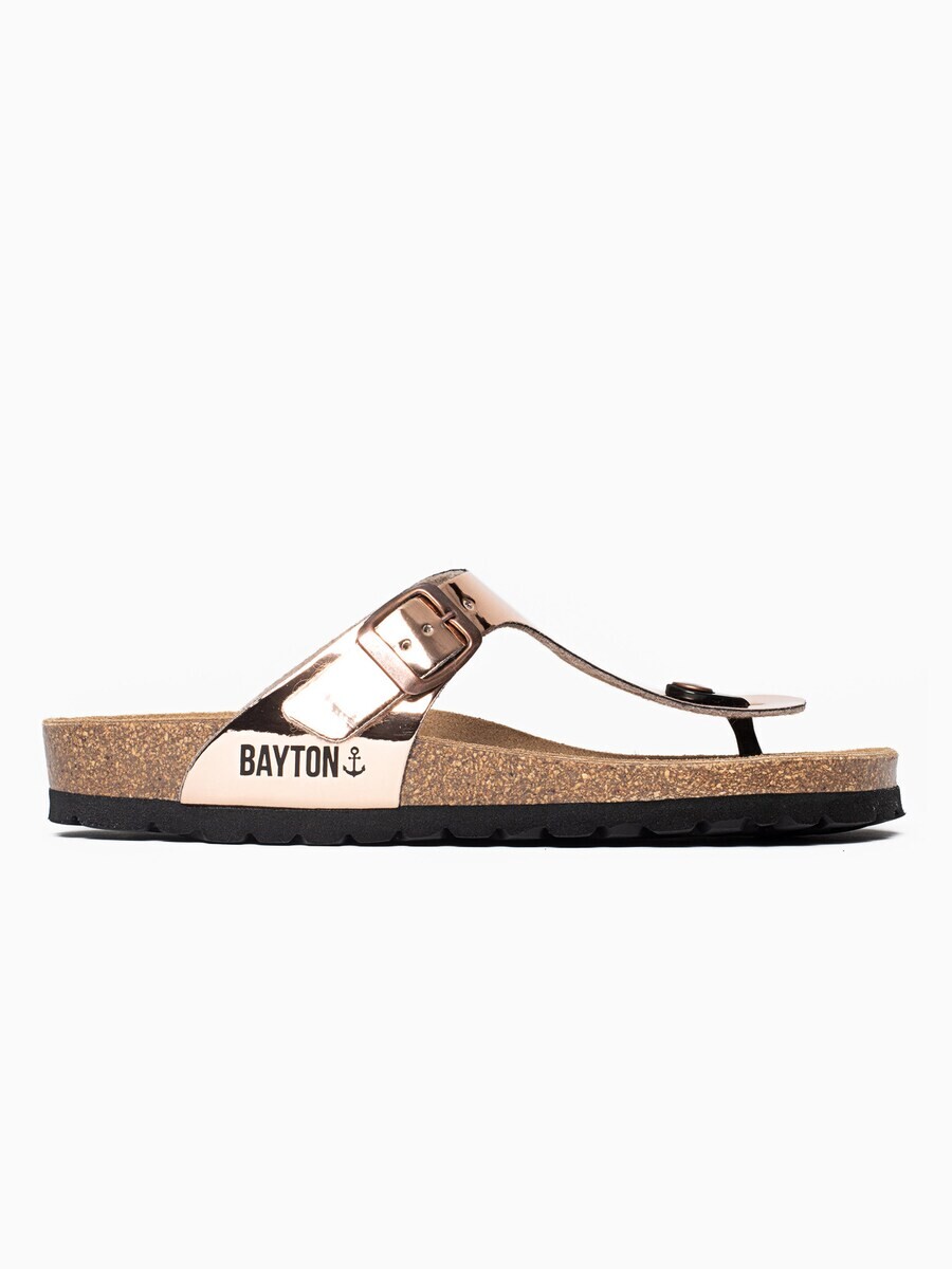 Сандалии с т-образным ремешком Bayton T-Bar Sandals Mercure, цвет rose gold — фото 3