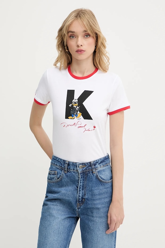 

Футболка хлопковая KL X DISNEY Karl Lagerfeld, белый