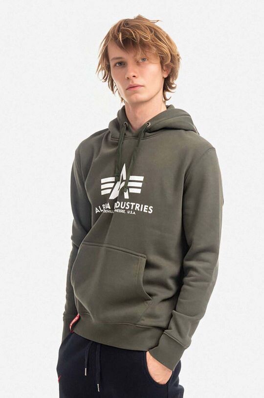 

Базовая толстовка Alpha Industries, зеленый