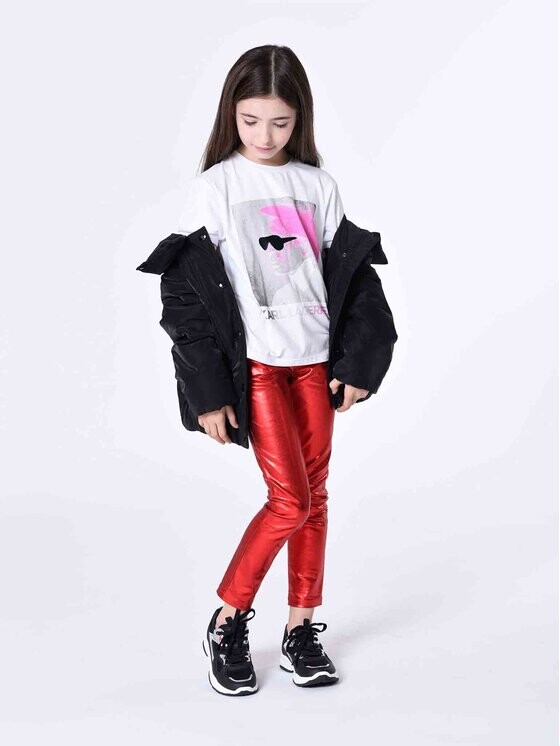 

Узкие брюки кроя Karl Lagerfeld, красный
