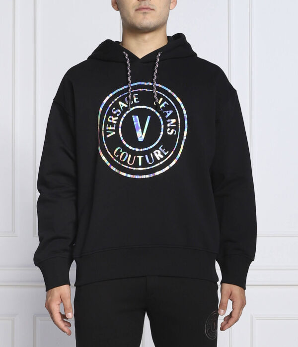 

Свитер Regular fit Versace Jeans Couture, черный