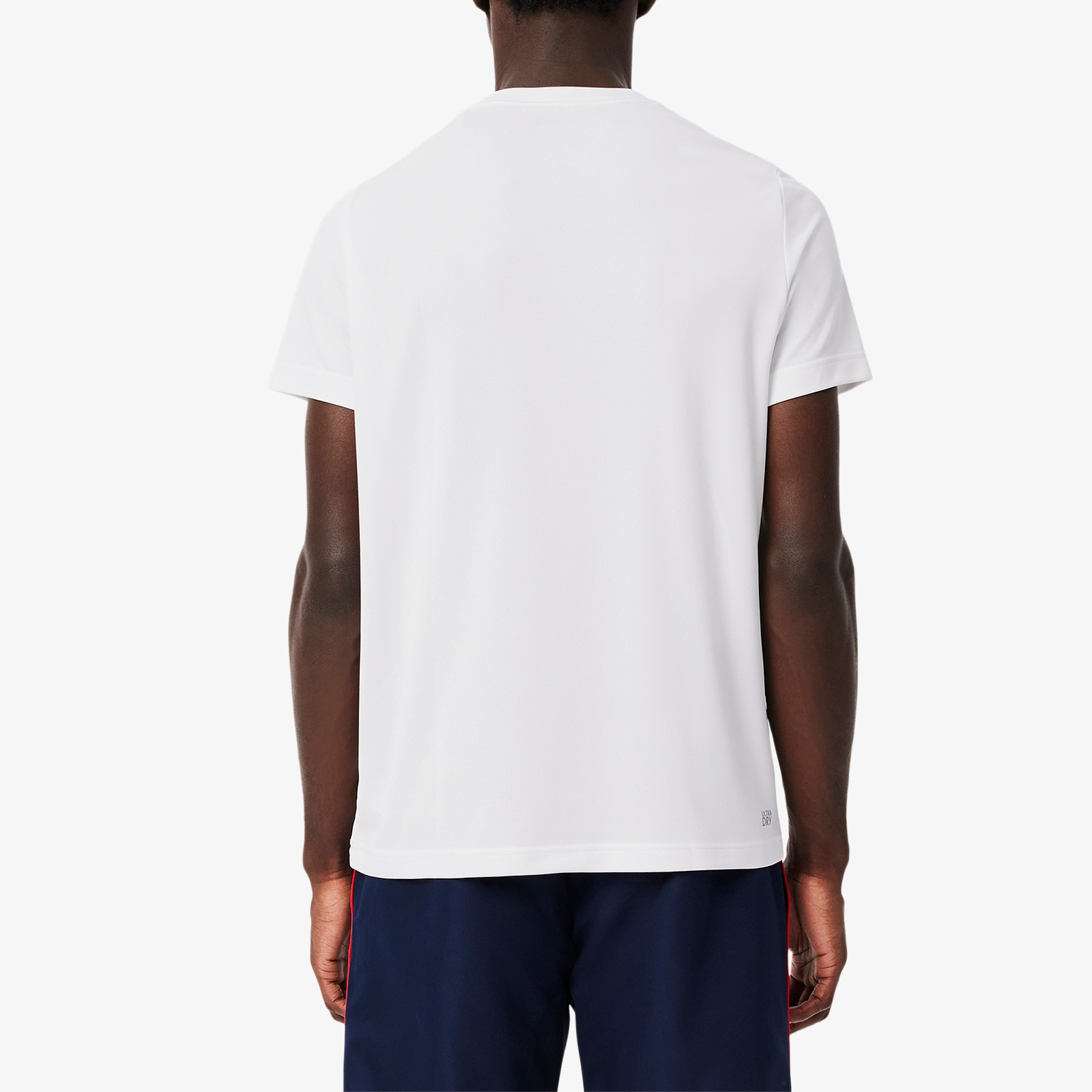 Футболка Lacoste мужская белый с круглым вырезом — фото 3