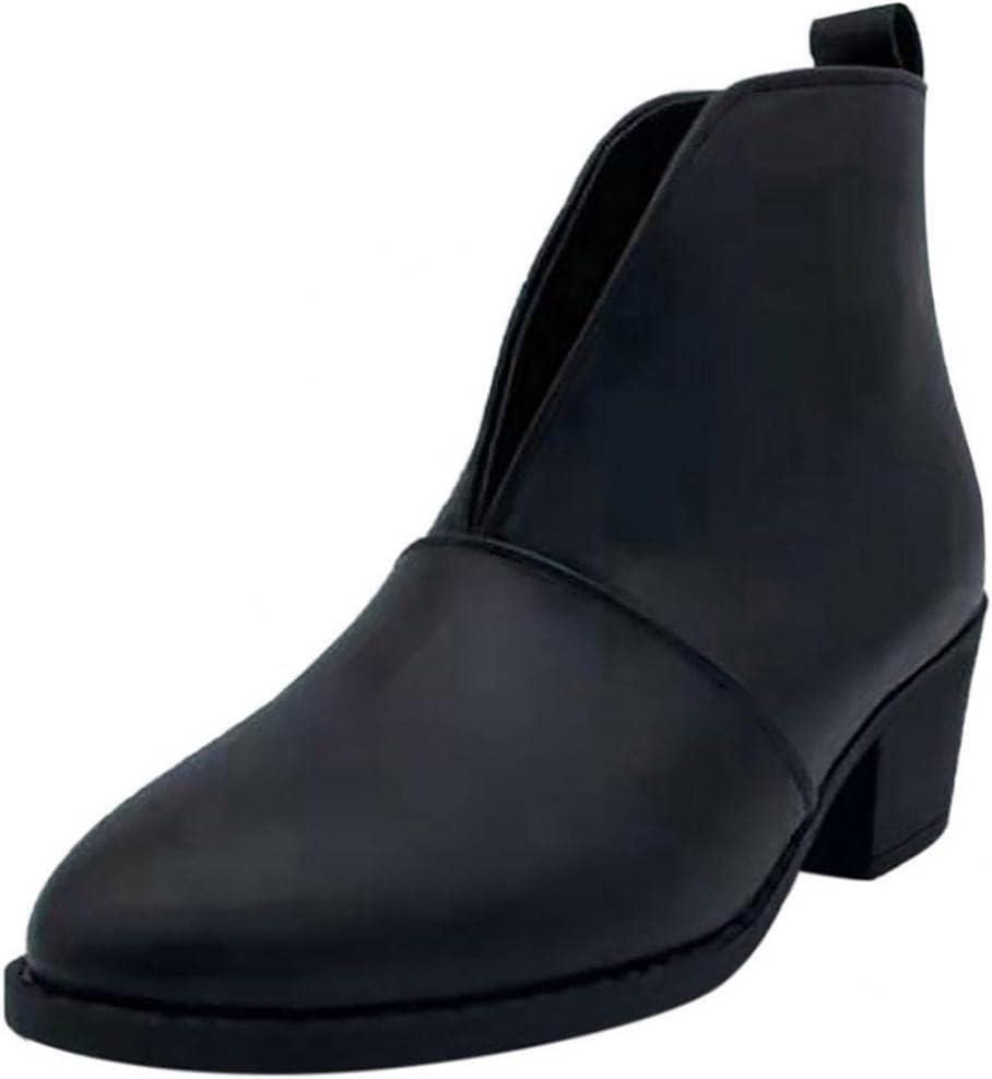 

Ботинки женские свободного кроя с леопардовым принтом на массивном каблуке Hbeylia, черный