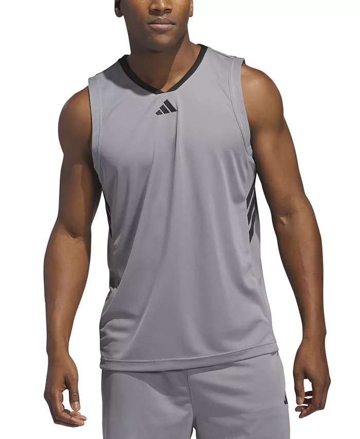 

Мужской майка с логотипом Bball adidas, серый