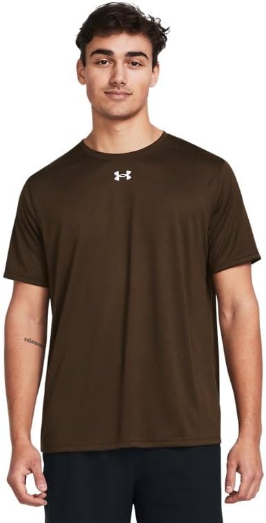 

Мужская свободная футболка с коротким рукавом Under Armour Team Tech Cardinal, Cleveland Brown-White, Белый, Мужская свободная футболка с коротким рукавом Under Armour Team Tech Cardinal, Cleveland Brown-White