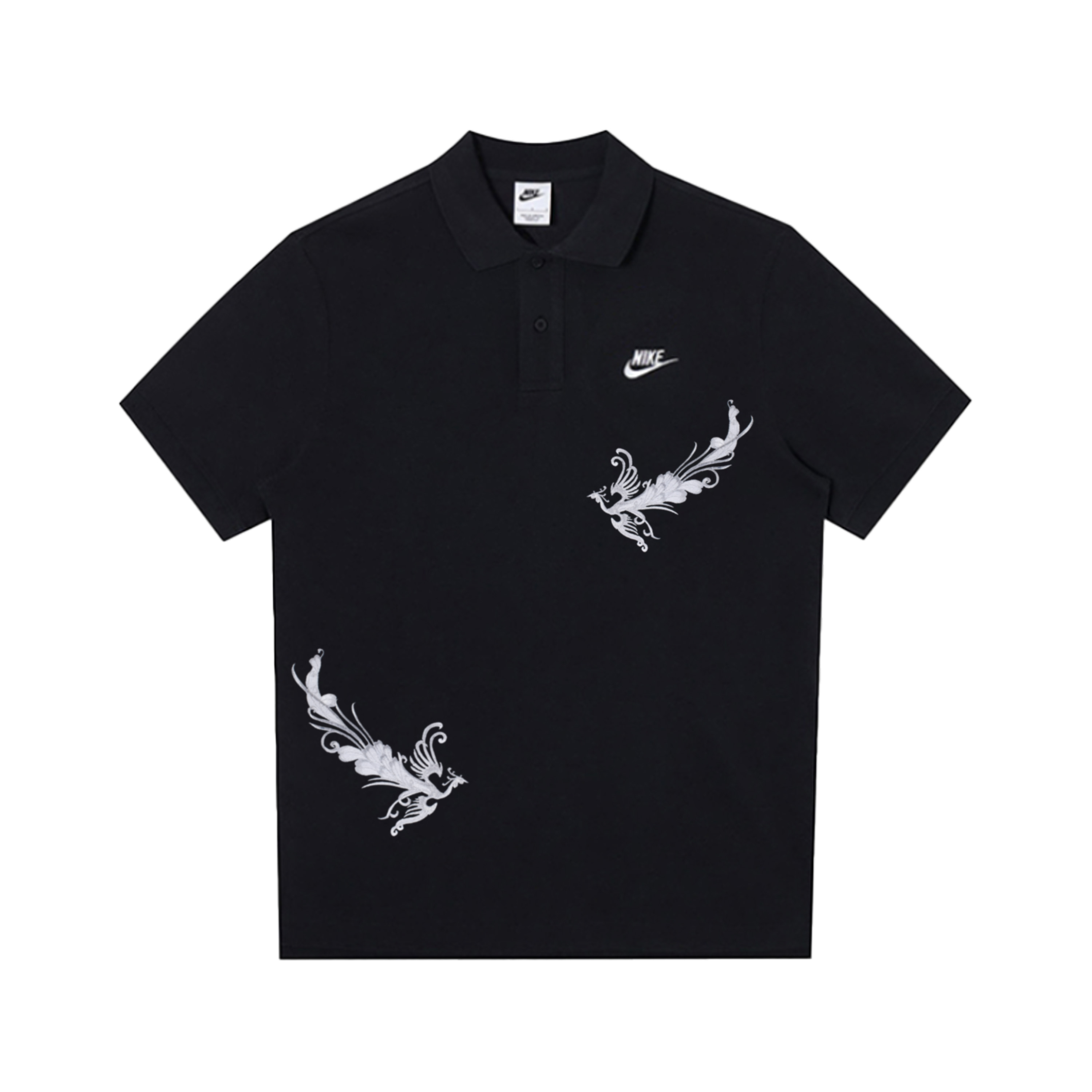 

Nike Спортивная поло мужская black, Черный, Nike Спортивная поло мужская black