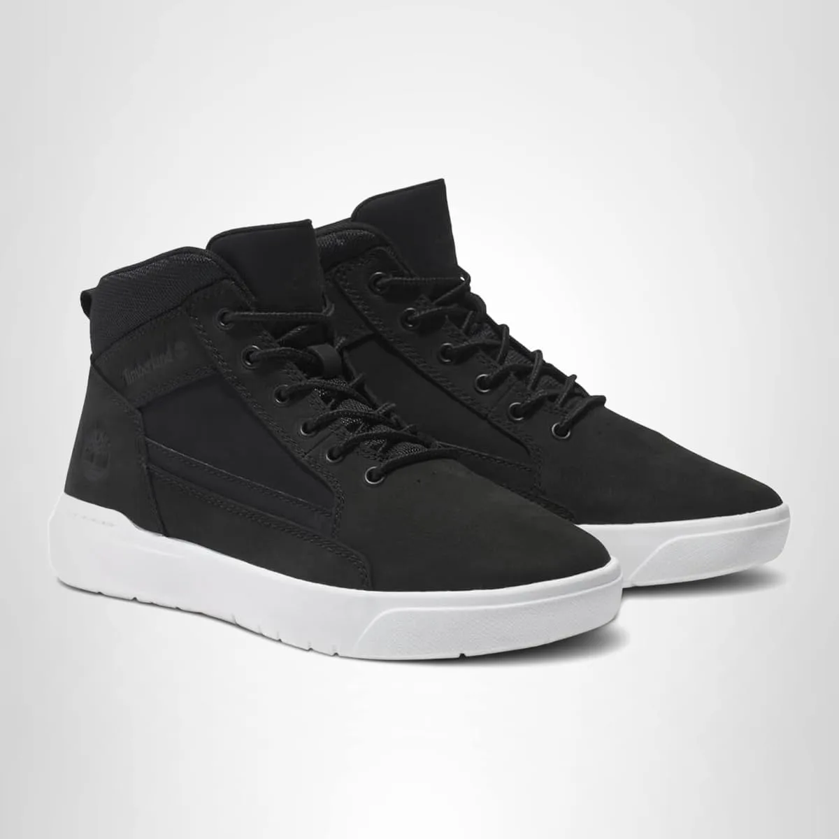 Мужские кроссовки Timberland Allston Mid на шнуровке, черный — фото 2