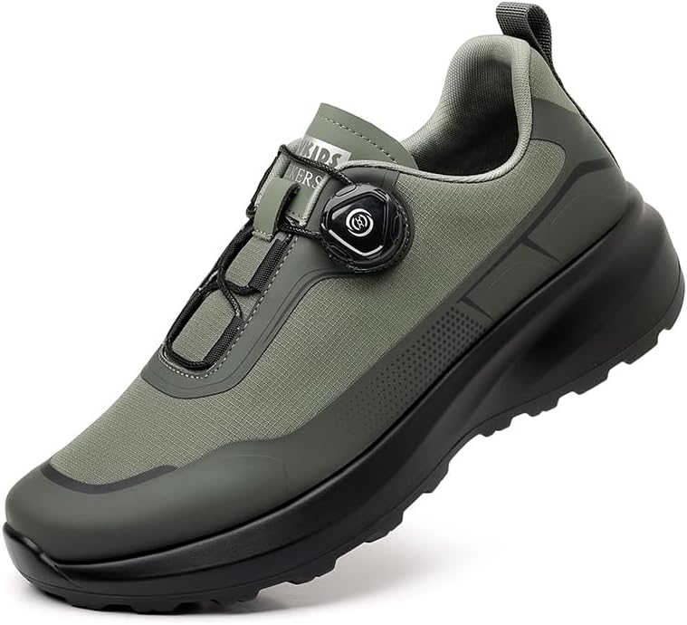 

Мужские городские повседневные кроссовки с поворотной пряжкой для активного отдыха, всесезонные походные ботинки Tgrnfhkpyy, зеленый