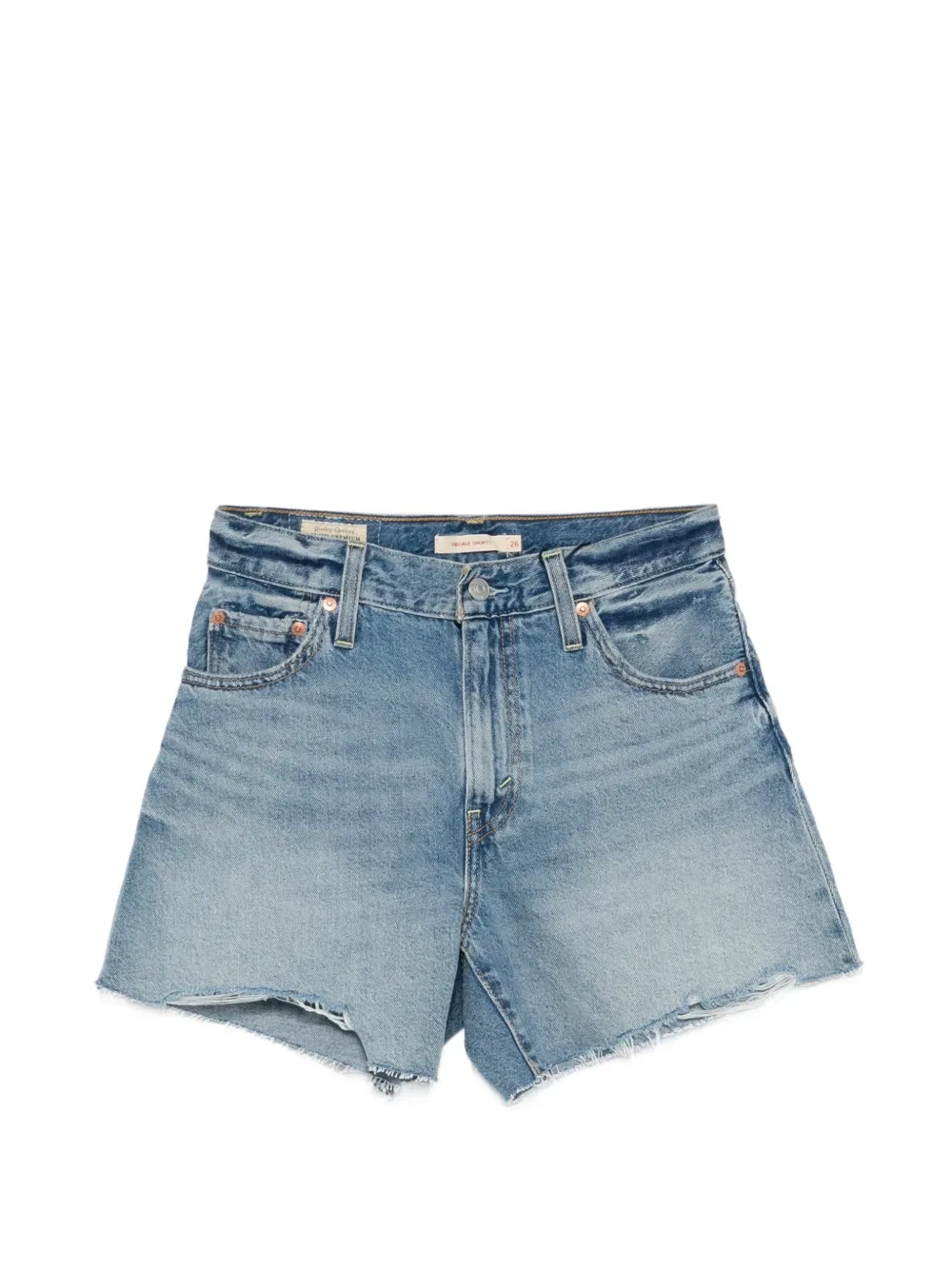 Потертые джинсовые шорты Levi'S, синий