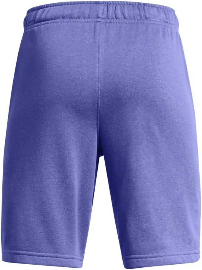 Шорты Under Armour Boys Rival Terry Shorts, (561) Starlight//Downpour Gray — фото 2
