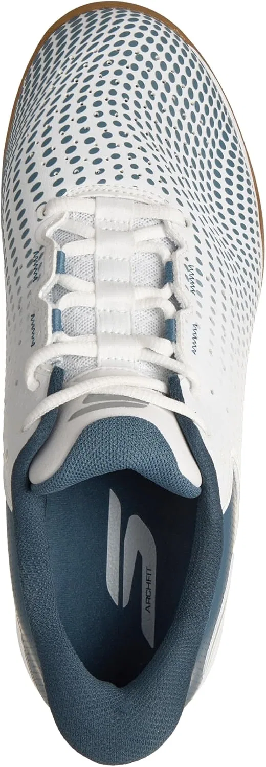 Кроссовки для пиклбола Skechers Viper Court Reload Hands Free Slip-ins, белые/голубые — фото 3