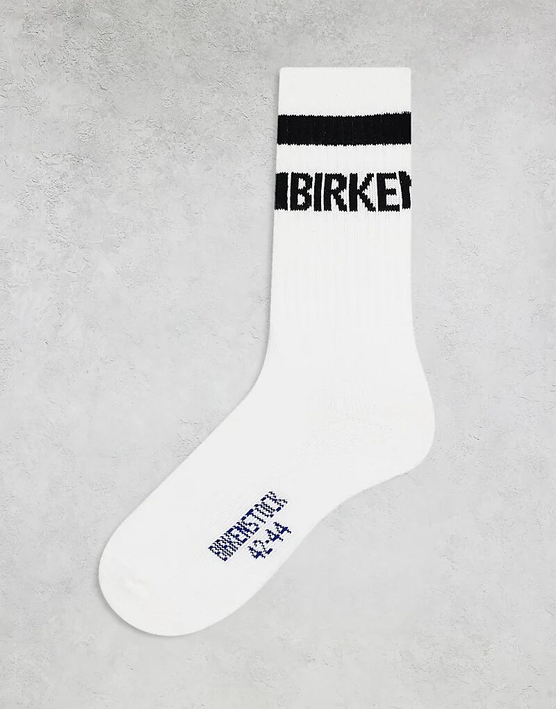 

Хлопковые носки Birkenstock в полоску белого и черного цветов