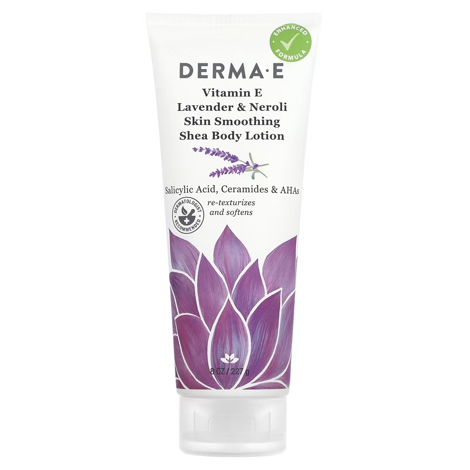

Лосьон DERMA E для тела витамин Е-лаванда-нероли, 227 г