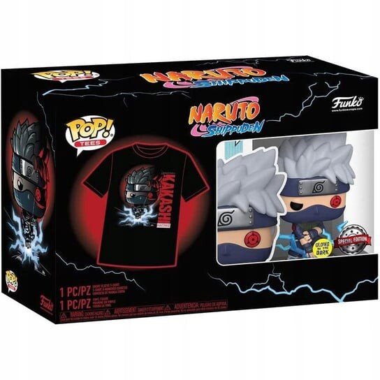 

Funko POP! И Футболка, Комплект, Аниме, Наруто, Какаши, Свечение, М