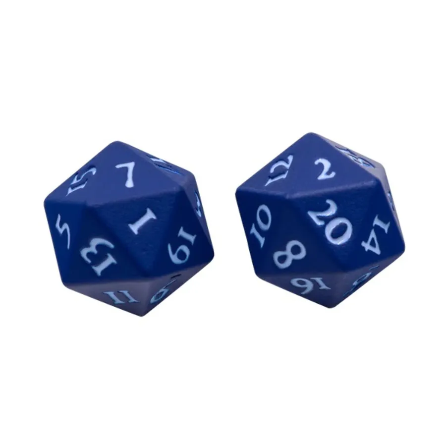 

d20 Яркий хэви-метал — синий (2), Dice (Ultra Pro)