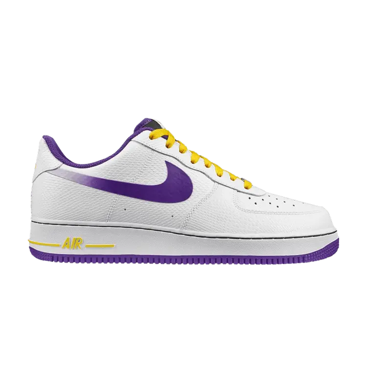 

Кроссовки Nike Air Force 1 Low Snakeskin Lakers, белый