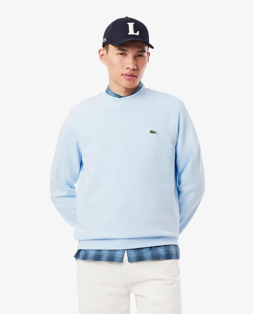 

Мужская толстовка из флиса классического кроя Lacoste, светло-голубой